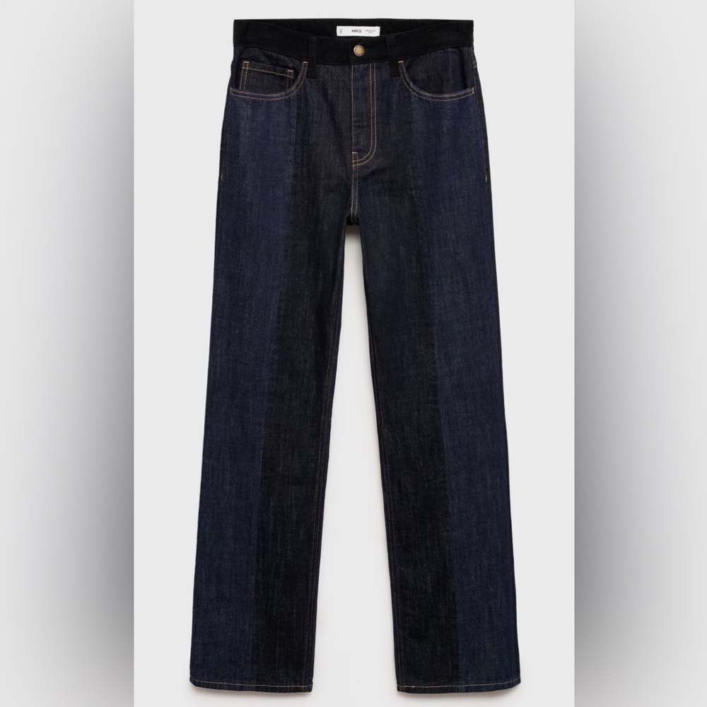 Mango High Waist Straight Jeans Size 4